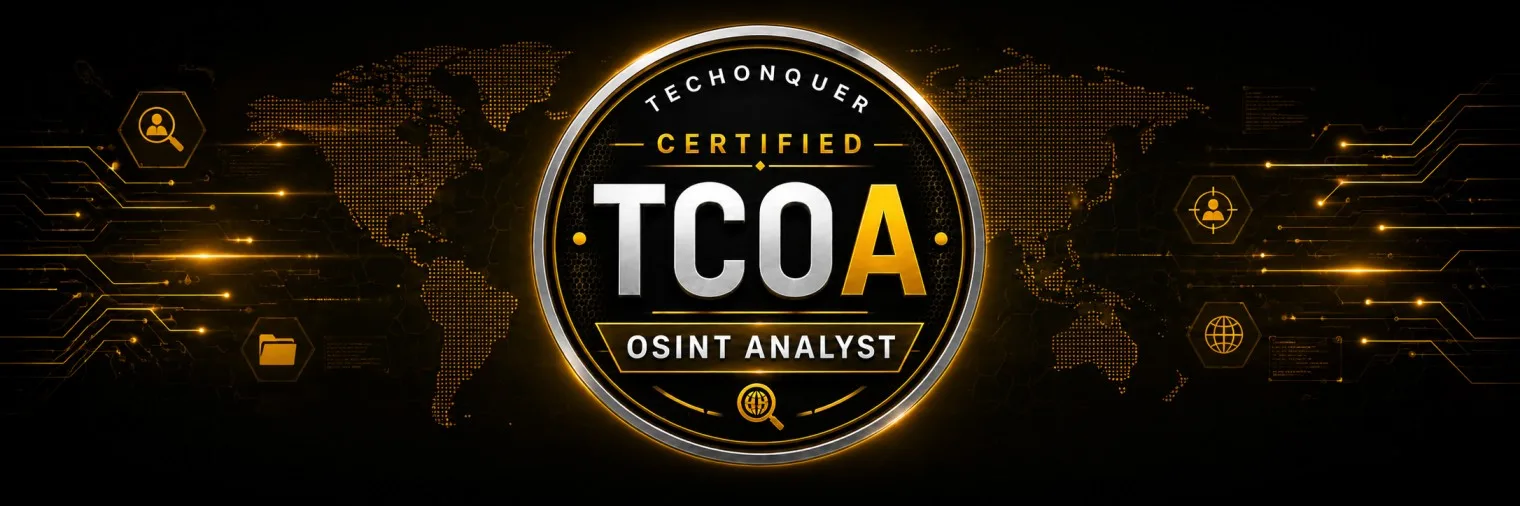 Techonquer OSINT Analyst 2 Month Certification Training Course