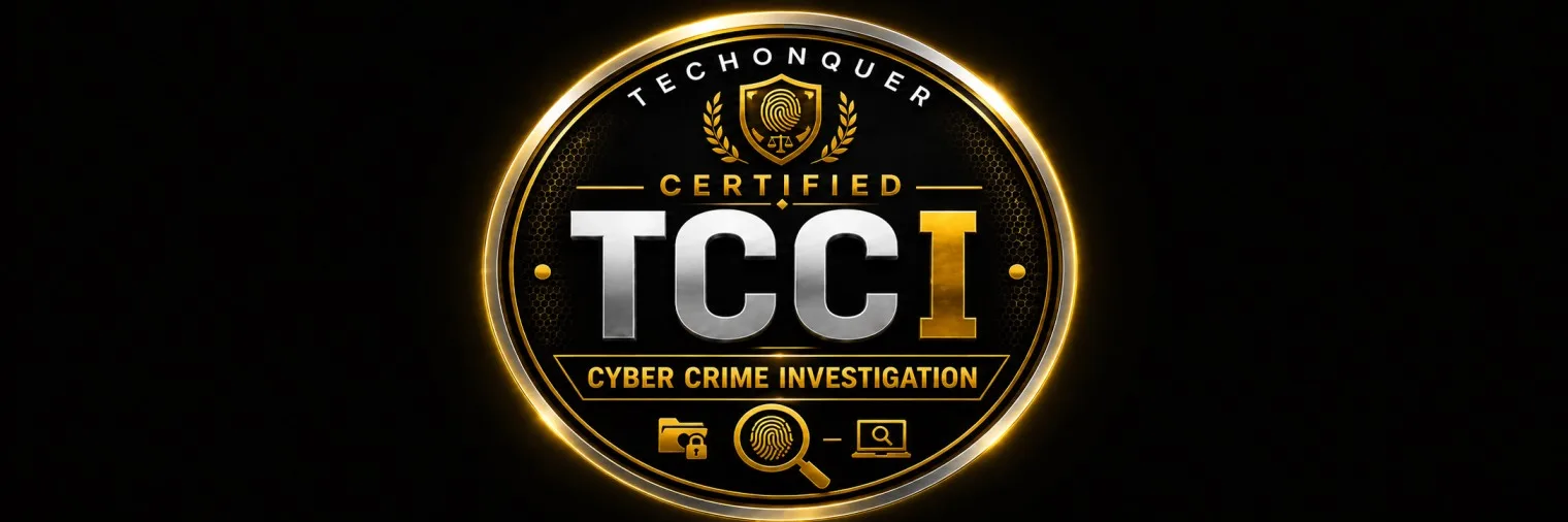 Techonquer Certified Cyber Crime Investigation TCCI Training