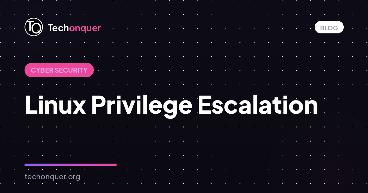 Linux Privilege Escalation